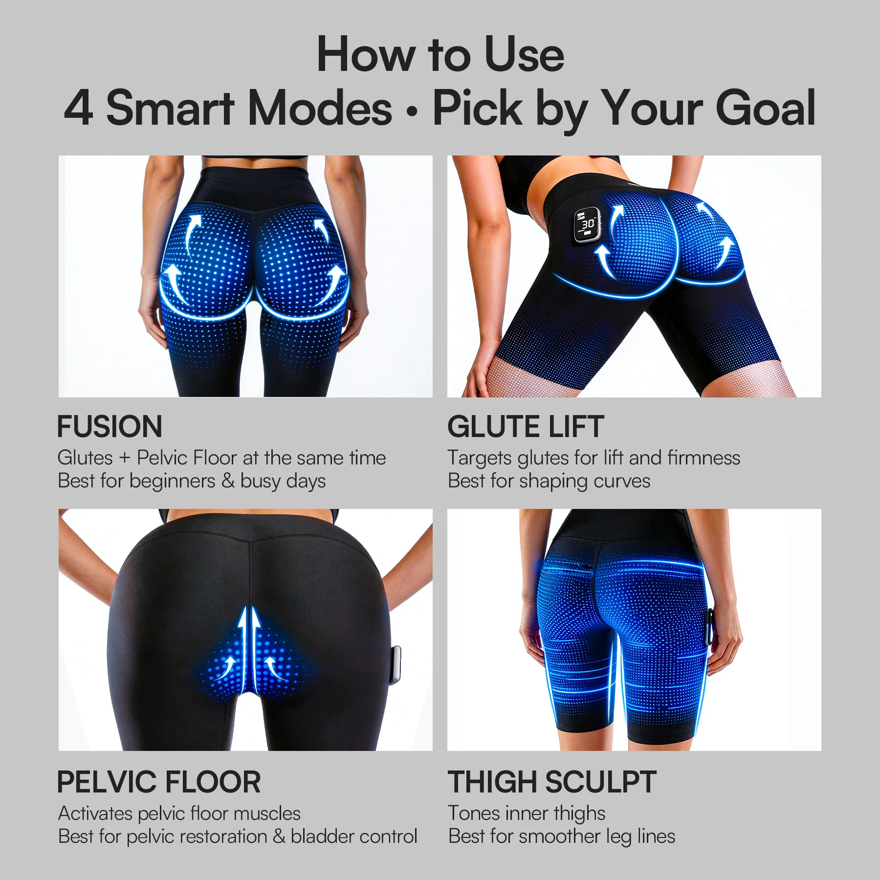 INIA CURVIFY EMS Toning Shorts - Image 8