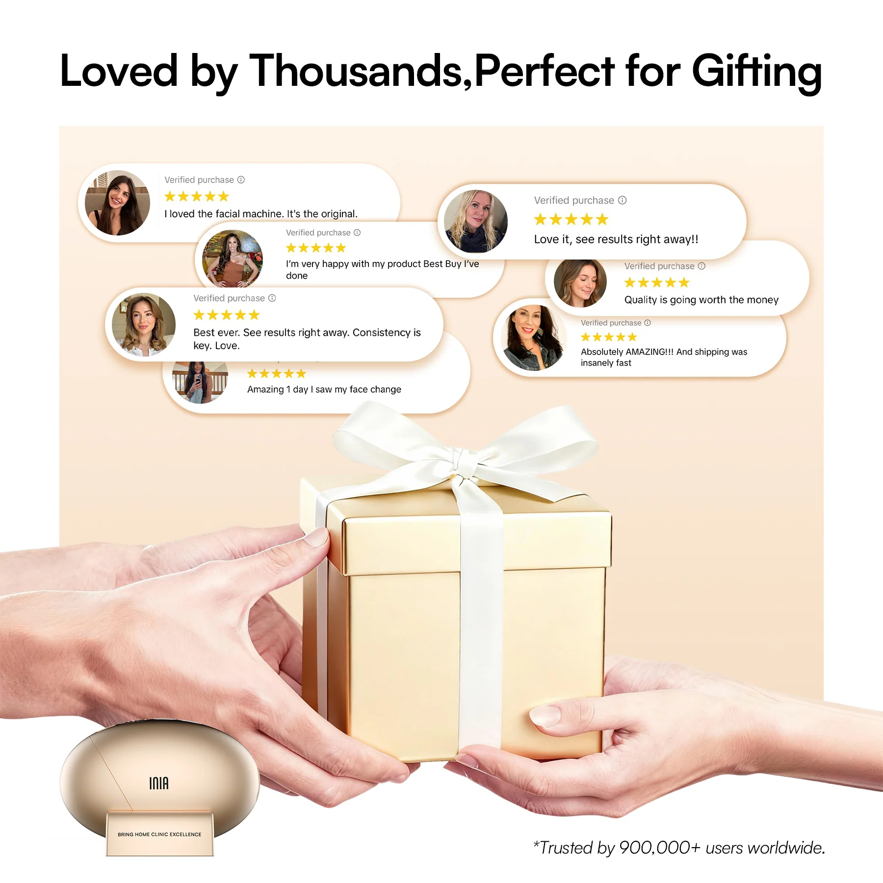INIA GLACE Microcurrent Lymphatic Drainage Beauty Device - Image 10