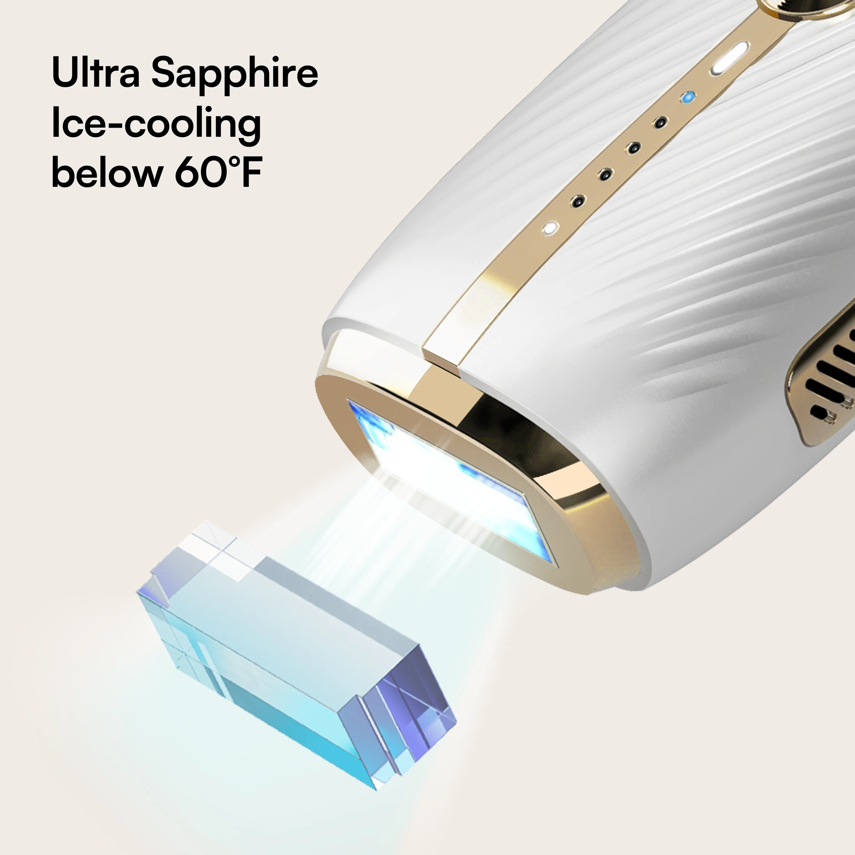 INIA Laser Hair Removal for Women and Men (Silver) - Image 3