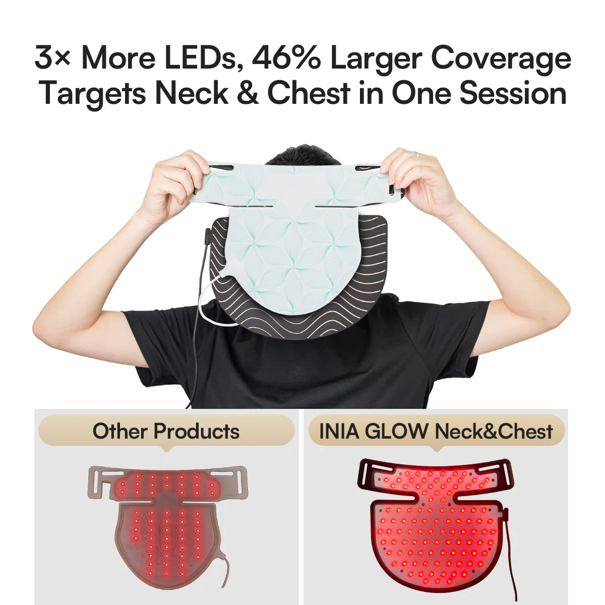 INIA GLOW Neck & Chest Red Light Therapy - Image 7