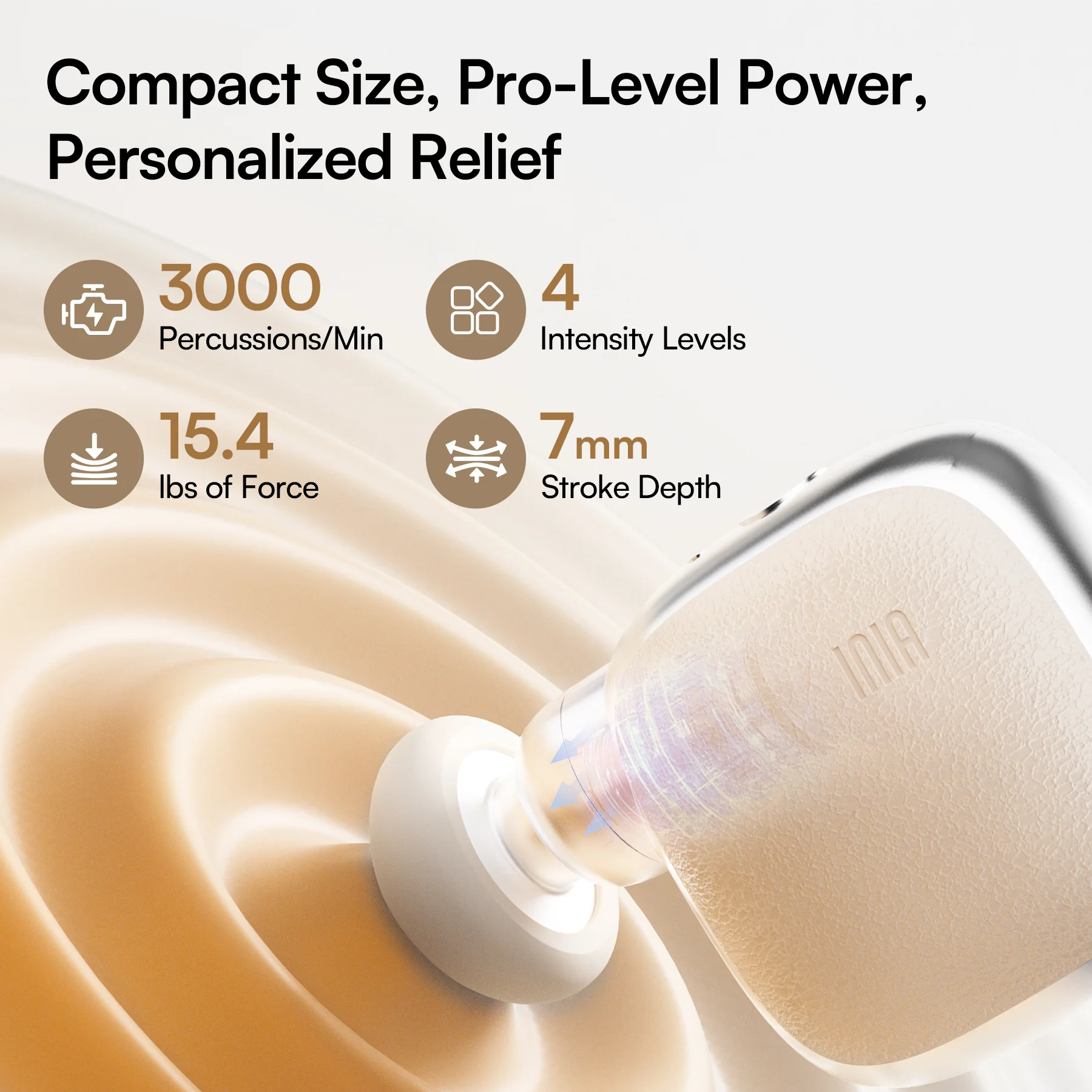 INIA PocketForce Mini Massage Gun - Image 3